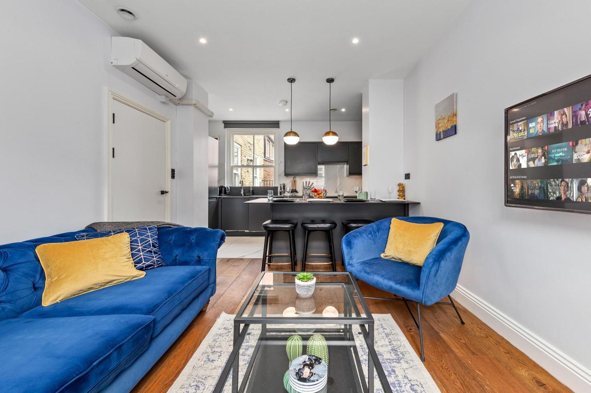 Stylish 2 Bedroom Apartment In Westminster Sleeps 5 With Ac Londres Extérieur photo